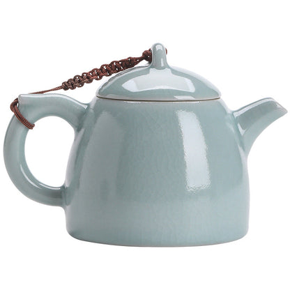 Ru-Porcelain Hill Pot Ceramic Teapot