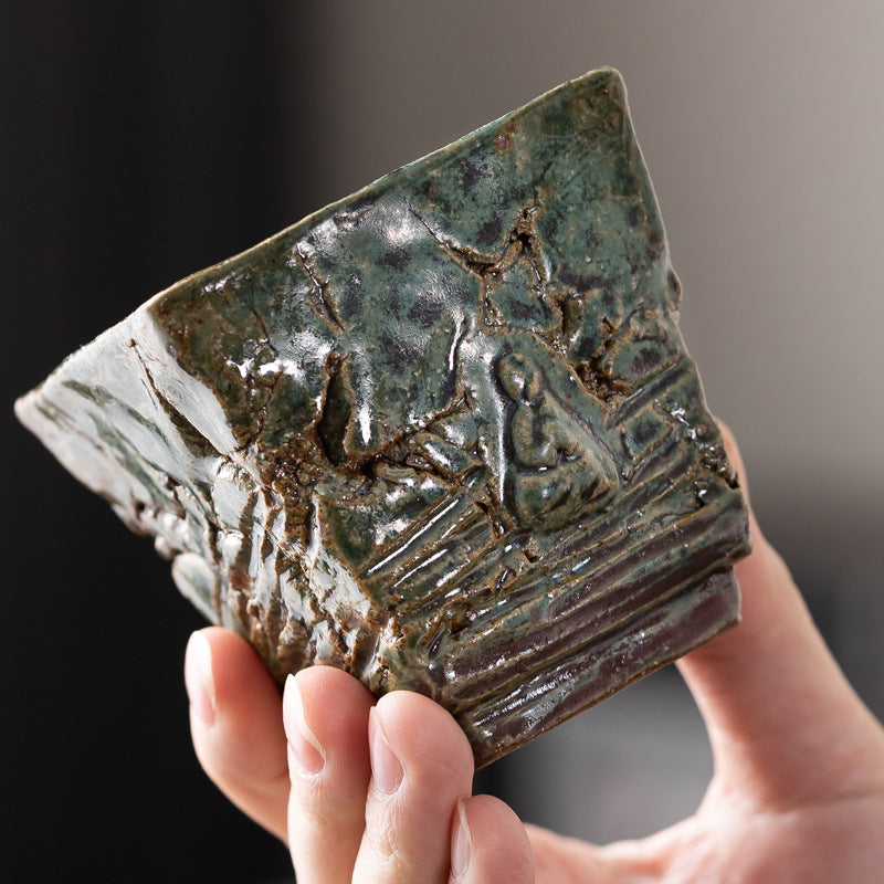 Dunhuang Impression Bronze Glaze Four Seas Return Master Cup