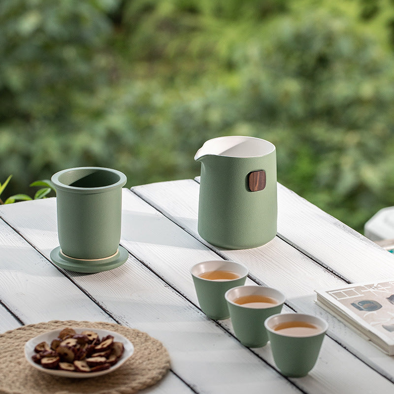 Portable Gongfu Tea Cup Travel Tea Set