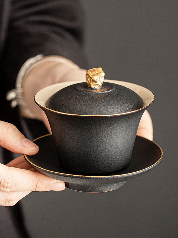 Zen Style Porcelain Gaiwan Tea Set