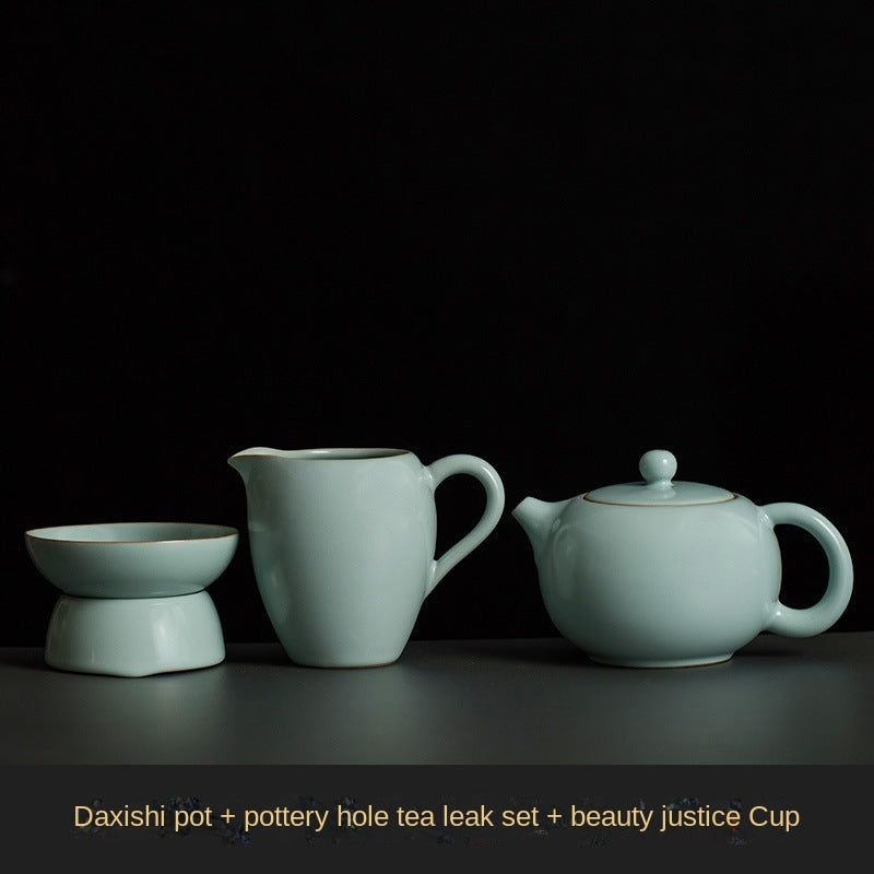 Handmade Ru Porcelain Ceramic Teapot