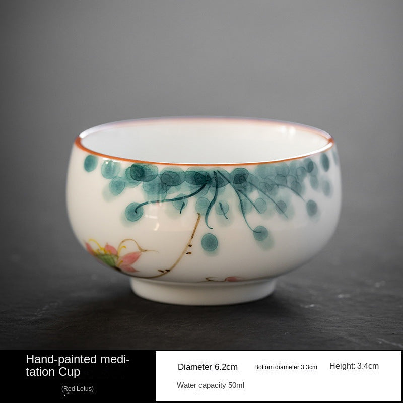Personalized Zen Porcelain Tea Cup