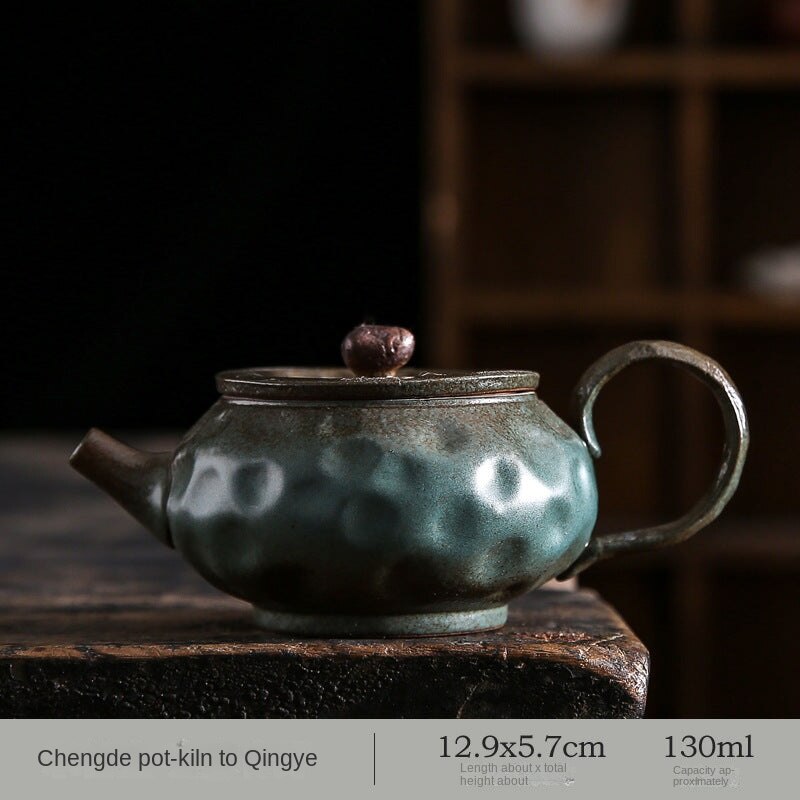 Handmade Gilding Stoneware Teapot
