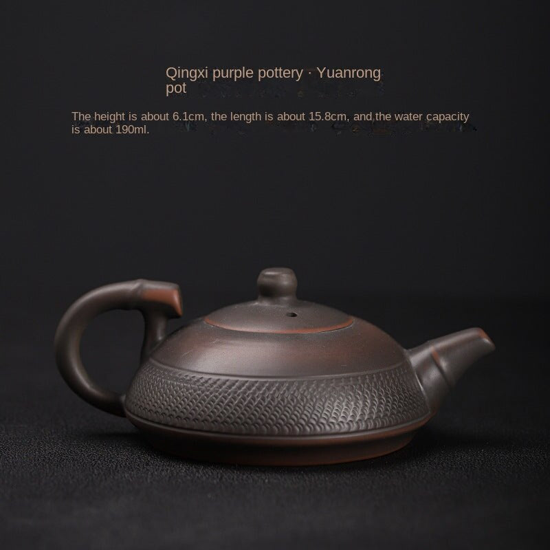 Chinese Style Handmade Blind Dagger Teapot