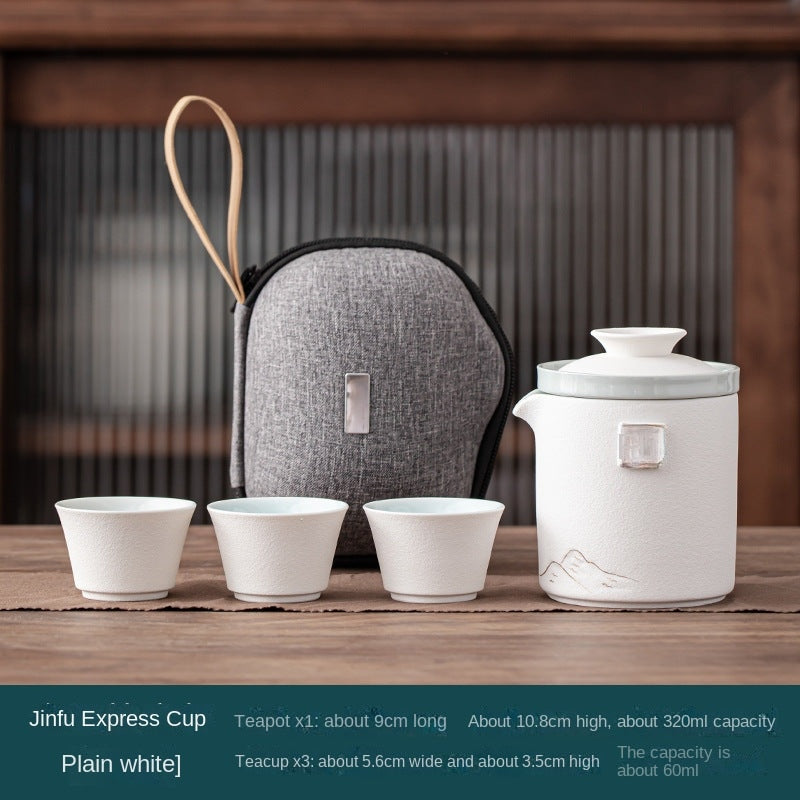 Portable Jinfu Express Cup Outdoor Travel Tea Set