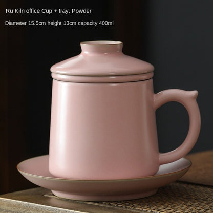 Ru Kiln Ceramic Tea Separation Cup