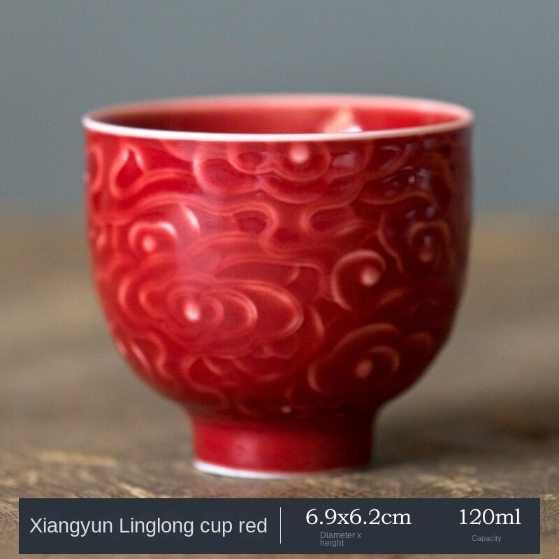 Relief Xiangyun Master Tea Cup