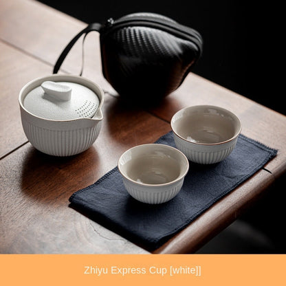 Outdoor Porcelain Travel Tea Cup