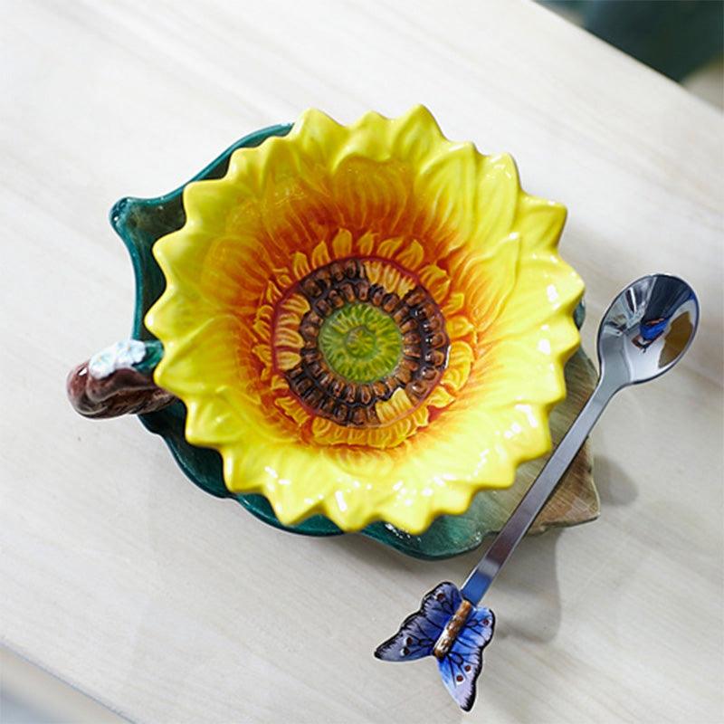 Flower Ceramic Cup - gloriouscollection