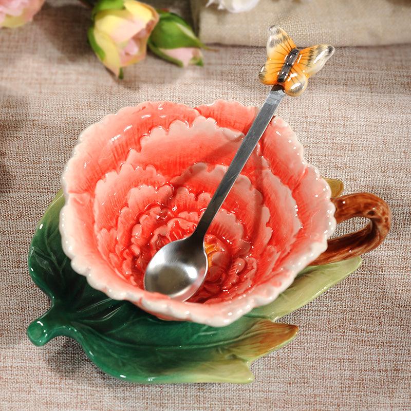 Flower Ceramic Cup - gloriouscollection