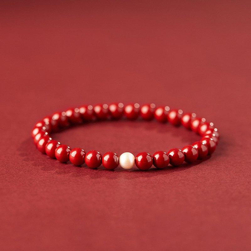 Red Cinnabar Bracelet - gloriouscollection