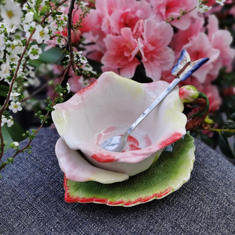 Flower Ceramic Cup - gloriouscollection