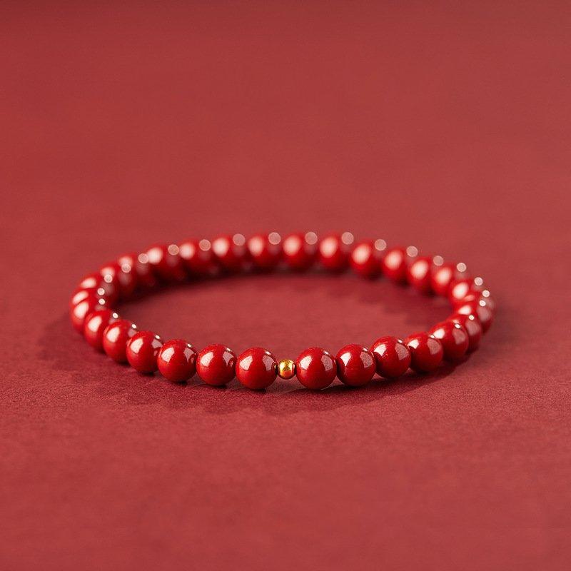 Red Cinnabar Bracelet - gloriouscollection
