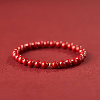 Red Cinnabar Bracelet - gloriouscollection