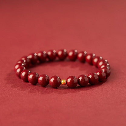 Red Cinnabar Bracelet - gloriouscollection