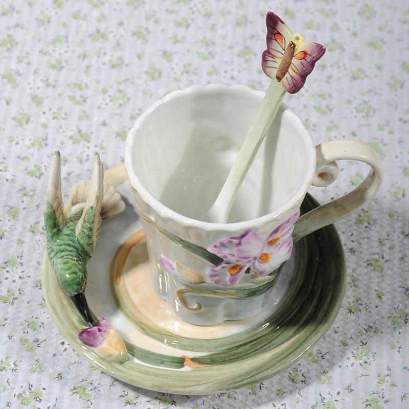 Flower Ceramic Cup - gloriouscollection