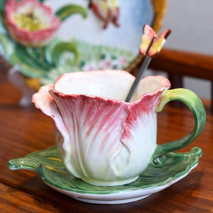 Flower Ceramic Cup - gloriouscollection