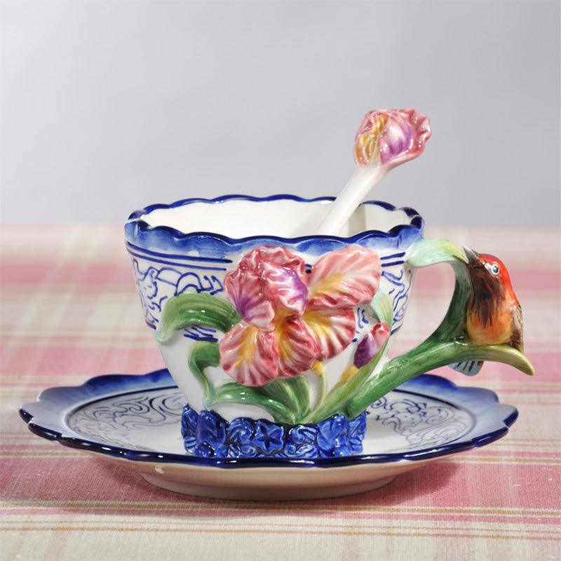 Flower Ceramic Cup - gloriouscollection