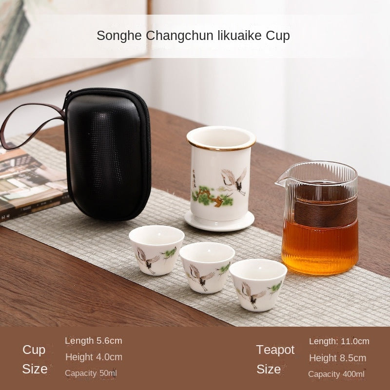 Portable Glass Quick Tea Brewing Cup