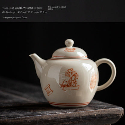 Classic Style Decoration Firing Tea Pot