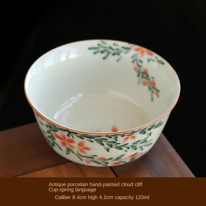 Hand-Painted Antique Master Tea Cup