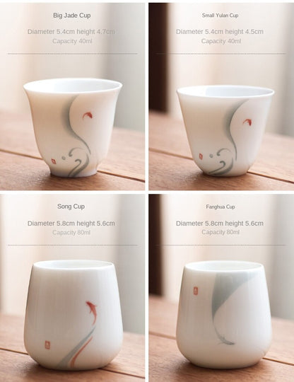 Jinxiu Fengtang Porcelain Tea Cup