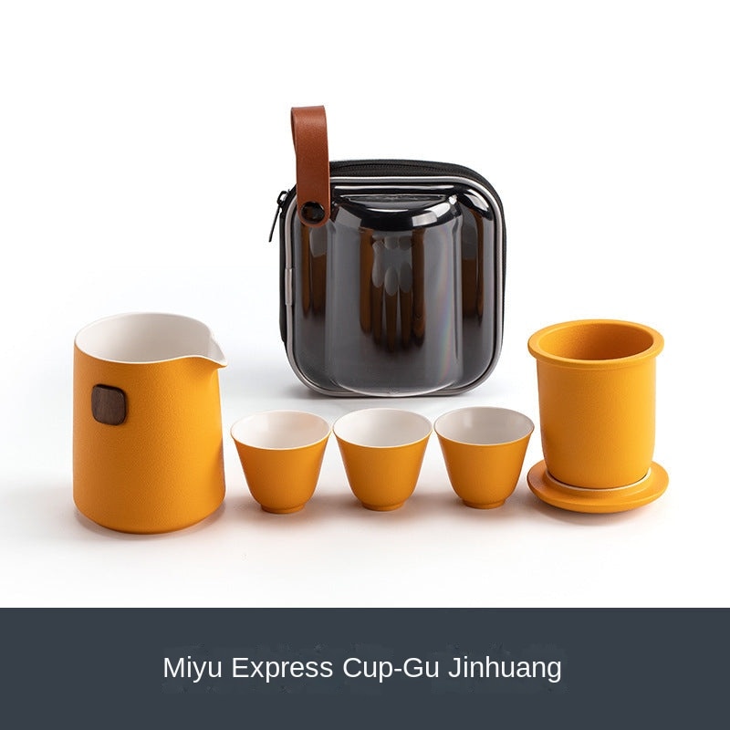 Portable Gongfu Tea Cup Travel Tea Set