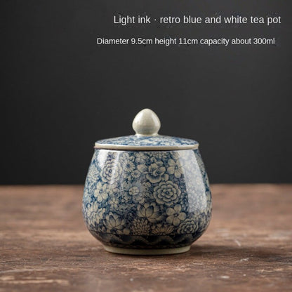 Blue and White Porcelain Storage Tank