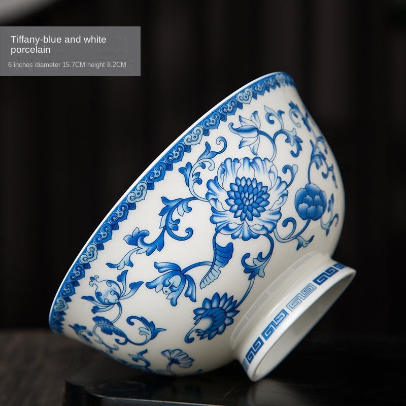 China High Foot Anti-Scald Single Creative Enamel Tableware