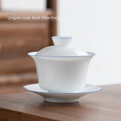 Dehua White Jade Tureen Gaiwan