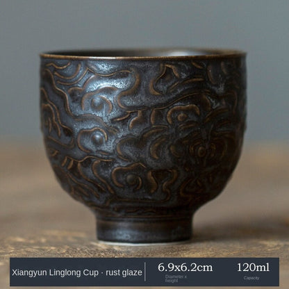 Relief Xiangyun Master Tea Cup