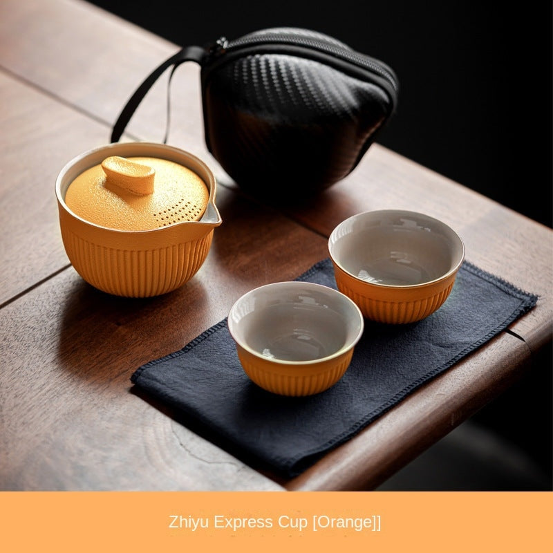 Outdoor Porcelain Travel Tea Cup