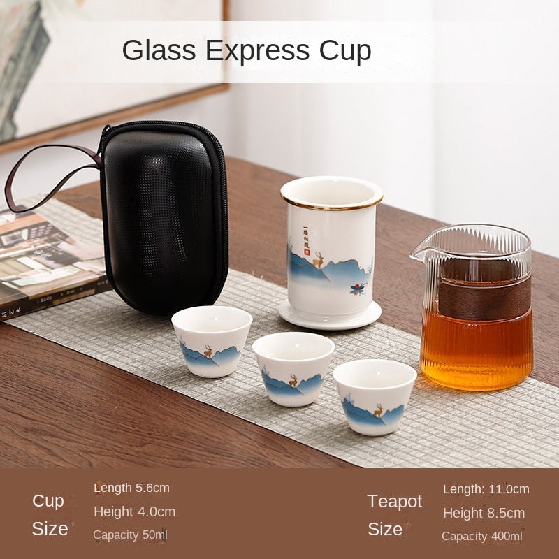 Portable Glass Quick Tea Brewing Cup