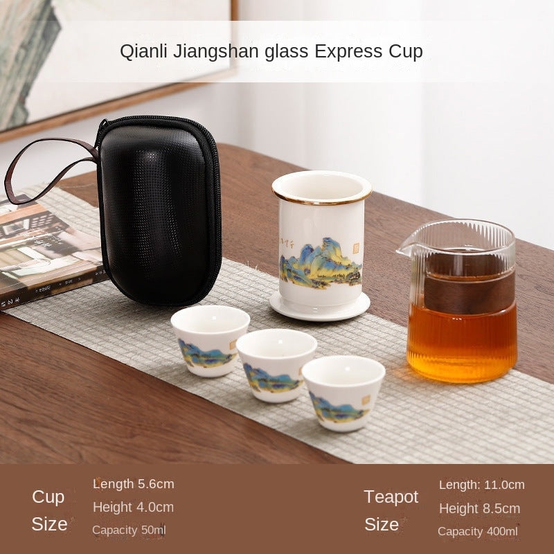 Portable Glass Quick Tea Brewing Cup