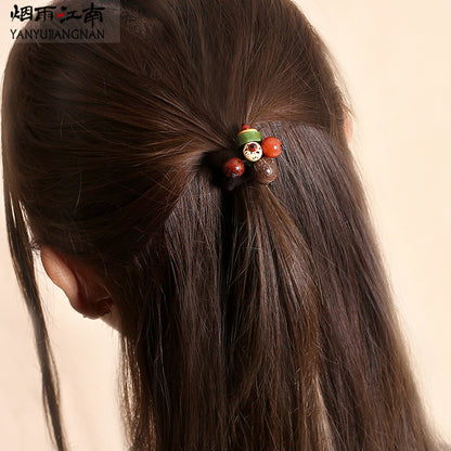 Original Pastoral Art Hairware Hair Ring Hair Rope Bodhi Retro Ornament Rubber Band Headband for Women