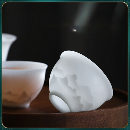 Ice-like Egg-Shell Porcelain Master Cup