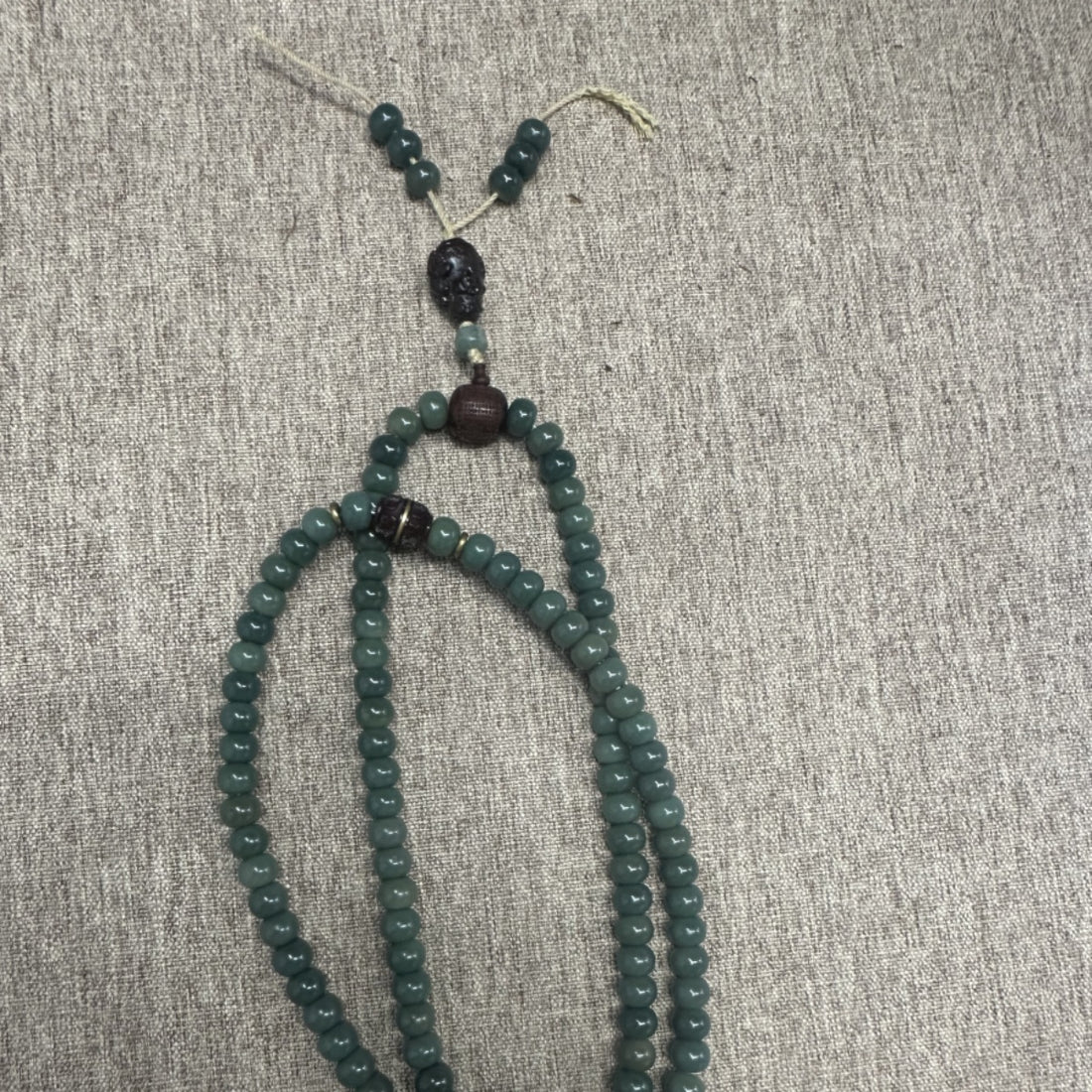 Dry Emerald Multi-Circle 108 Beads Bracelet Wisdom Bracelet