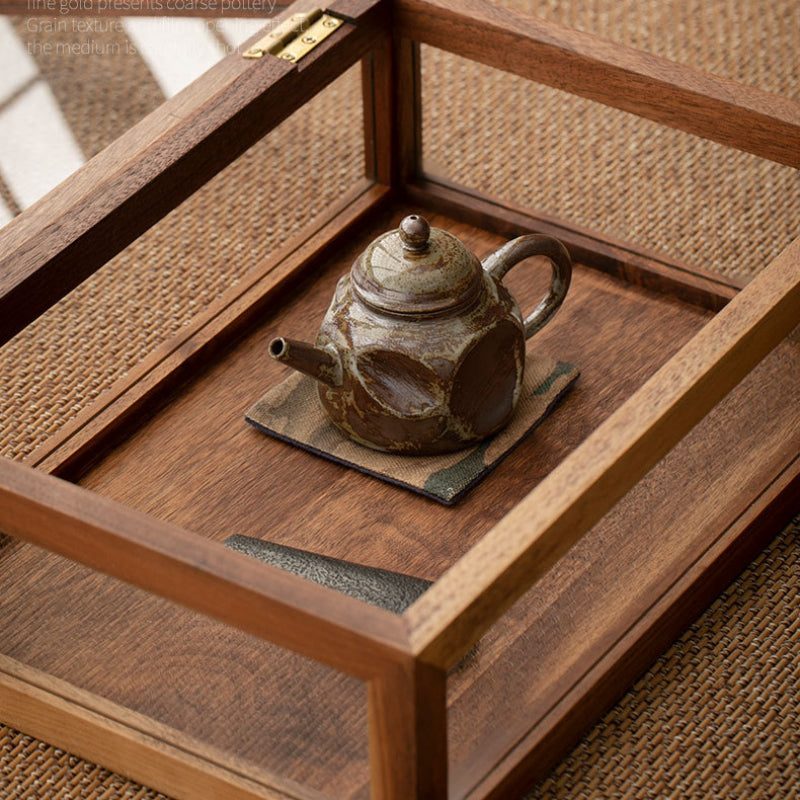 Japanese-Style Handmade Stoneware Teapot