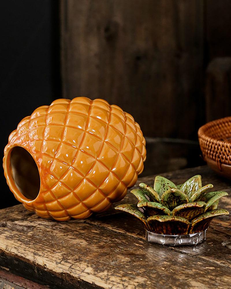 Pineapple Tea/Candies/Coffee Beans Ceramic Jar - gloriouscollection