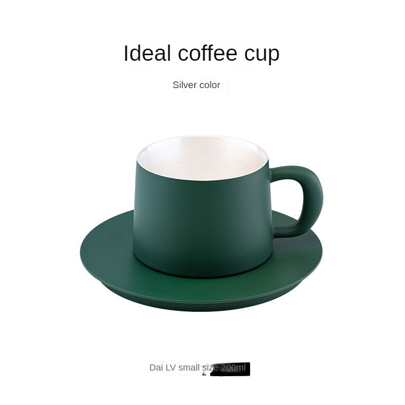 High-End Exquisite Dark Green Coffee Cup
