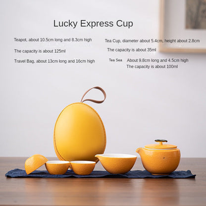 Portable Lucky Quick Cup Travel Tea Set
