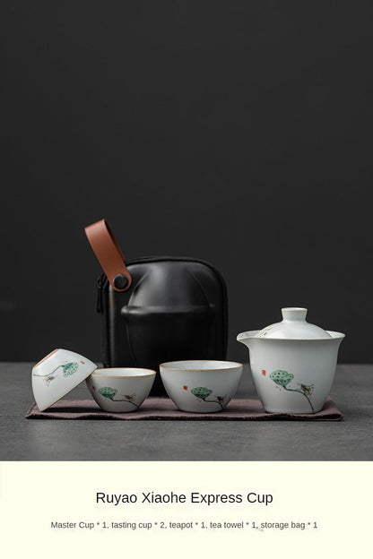 Ceramic Quick Cup - Mini Set for Travel Tea