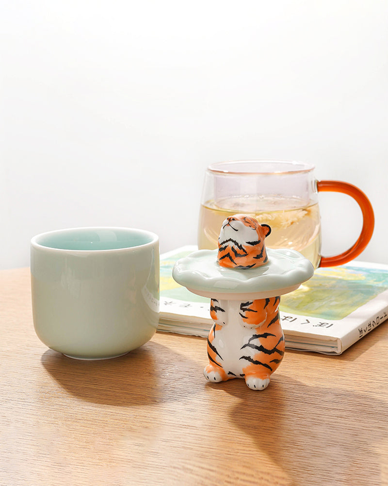Tiger Glass Mug &amp; Cup Set