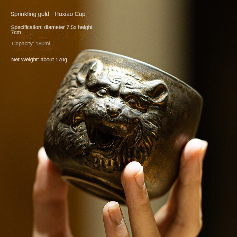 Gold Glaze Stoneware Master Cup