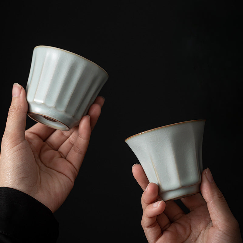 Ru Ware Porcelain Tea Tasting Cup