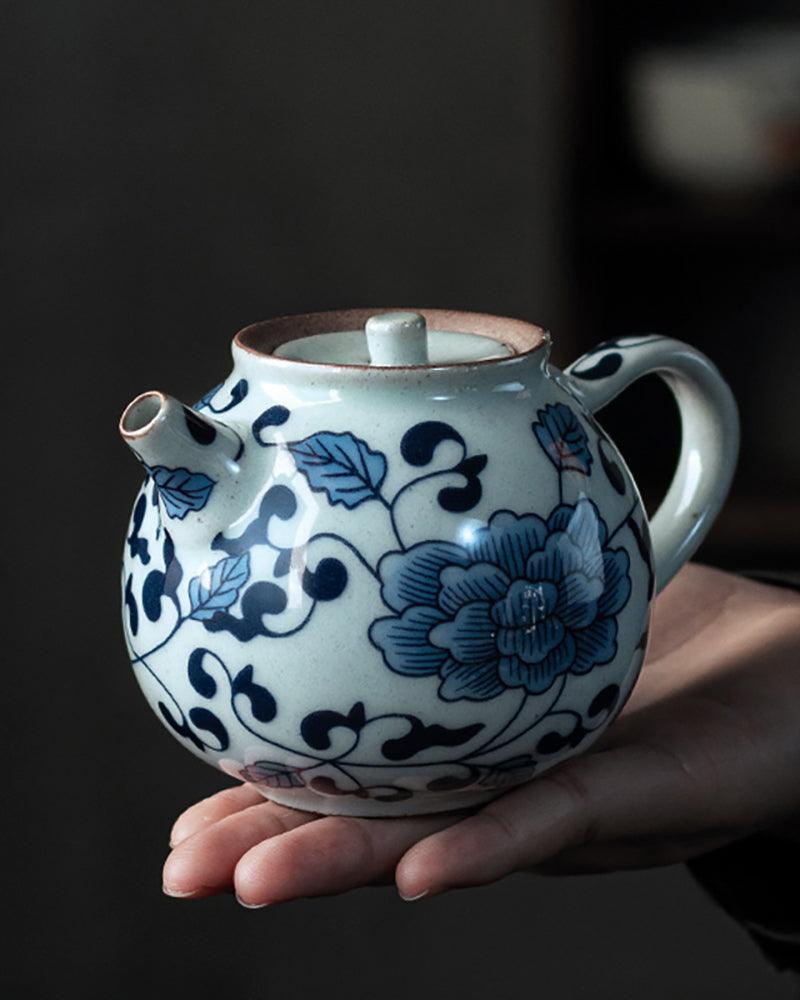 Handmade Blue And White Porcelain Teapot - gloriouscollection