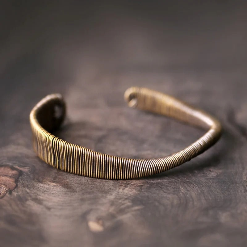Original Artistic Vintage Copper Wire Bracelet